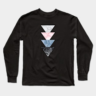 Triangle Pattern Long Sleeve T-Shirt